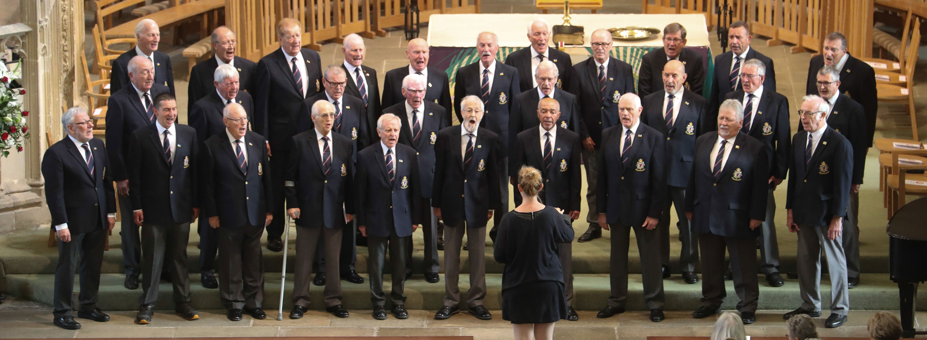 Choir performance at Wells - 2022